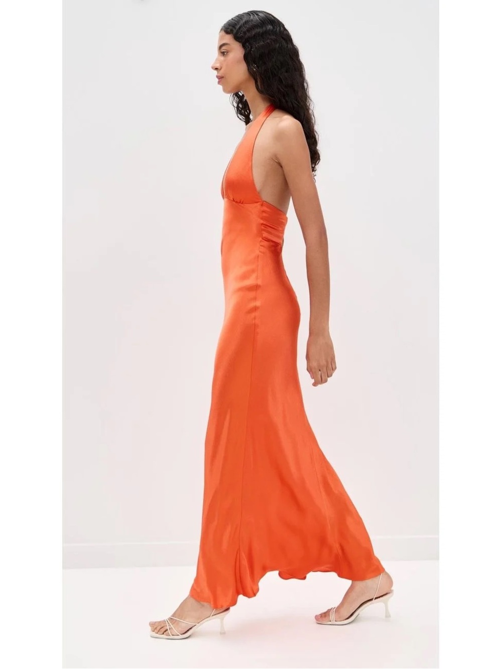 Bec + Bridge Carmela Halter Dress in Fire - Picture 5 of 9